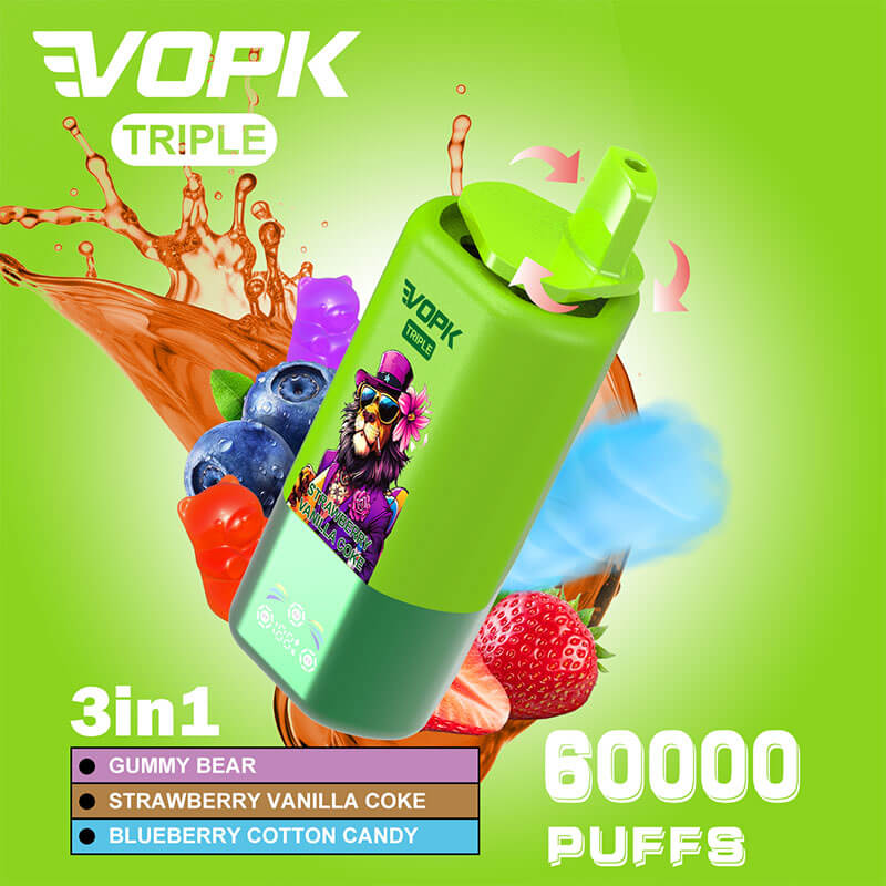 VOPK Triple 60000 Puffs Disposable Pod Device 3 in 1 - Image 7