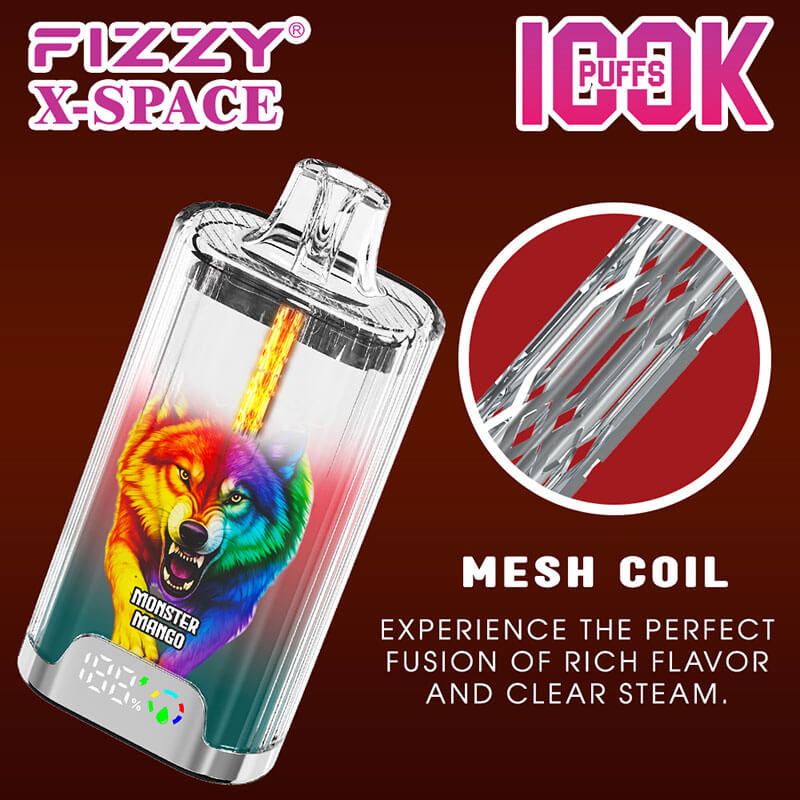 FIZZY X-Space 100K Puffs Disposable e-Cigarette - Image 6