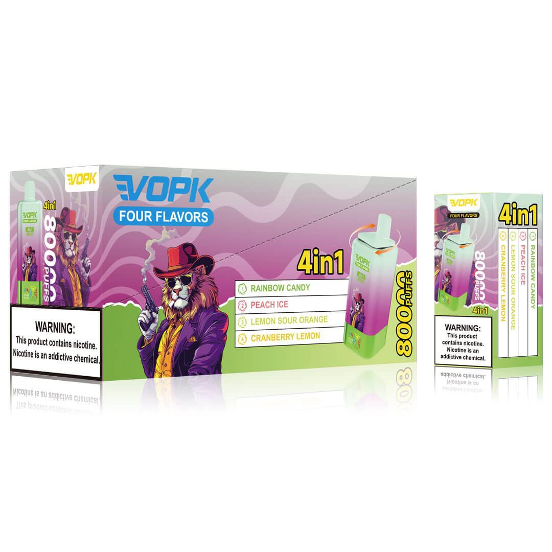 VOPK Four 80000 Puffs Disposable e-Cigarette 4 Flavors in 1 | Wholesale Disposable Vape Manufacturer - Image 4