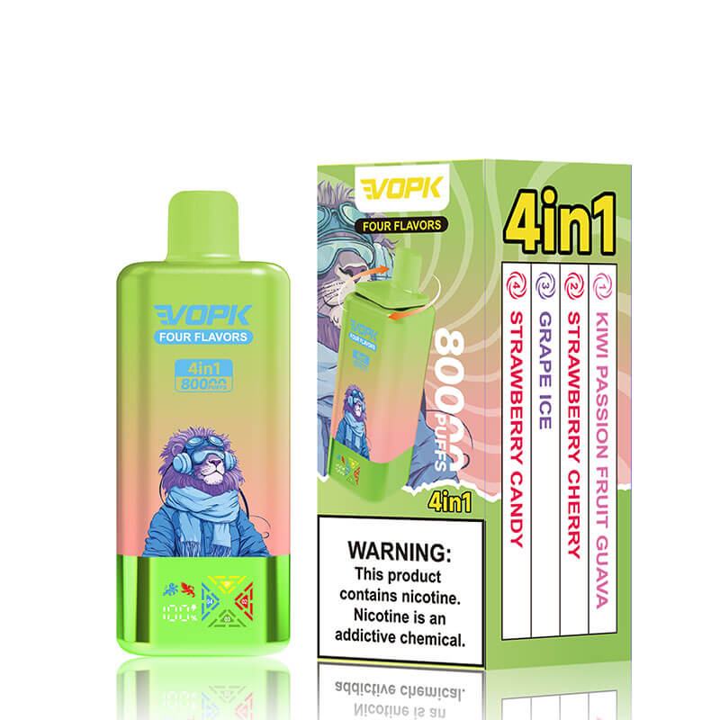 VOPK Four 80000 Puffs Disposable e-Cigarette 4 Flavors in 1 | Wholesale Disposable Vape Manufacturer - Image 3