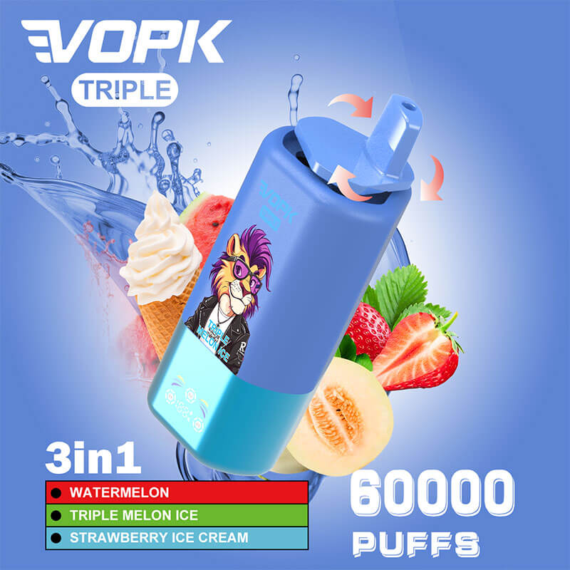 VOPK Triple 60000 Puffs Disposable Pod Device 3 in 1 - Image 6