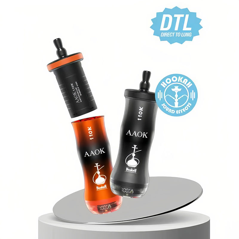 AAOK 110K Puffs Disposable Vape with Shisha Sound Effects
